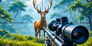 fps web game Deer Hunting Jungle Game online
