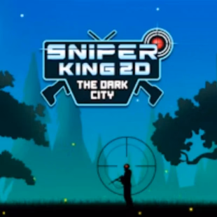 fps web game Sniper King 2D The Dark City online