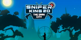 fps web game Sniper King 2D The Dark City online