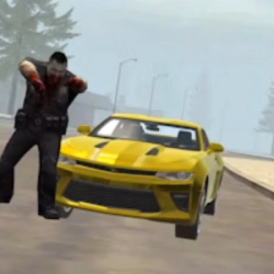 fps web game Suburbs Zombie Driving online