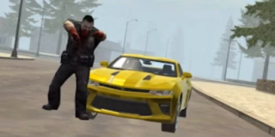 fps web game Suburbs Zombie Driving online